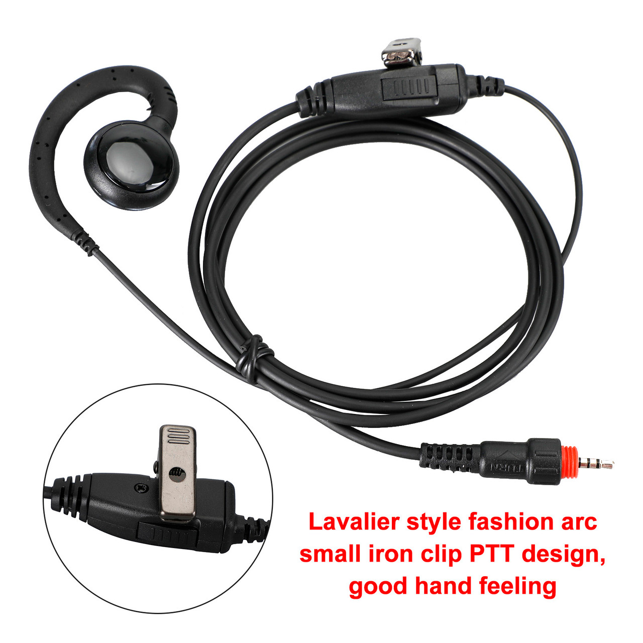 G-Shape Earpiece Headset Oval PTT MIC For CLP108 CLP1010 CLP1040 CLP1060