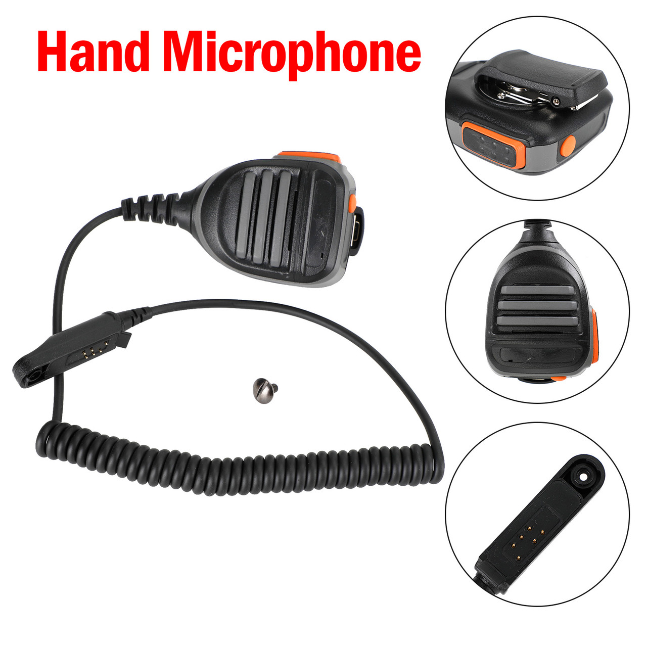 Hand Microphone Speaker Fit for Baofeng A58 BF9700 GT-3WP 9R UV-XR R760 Radio