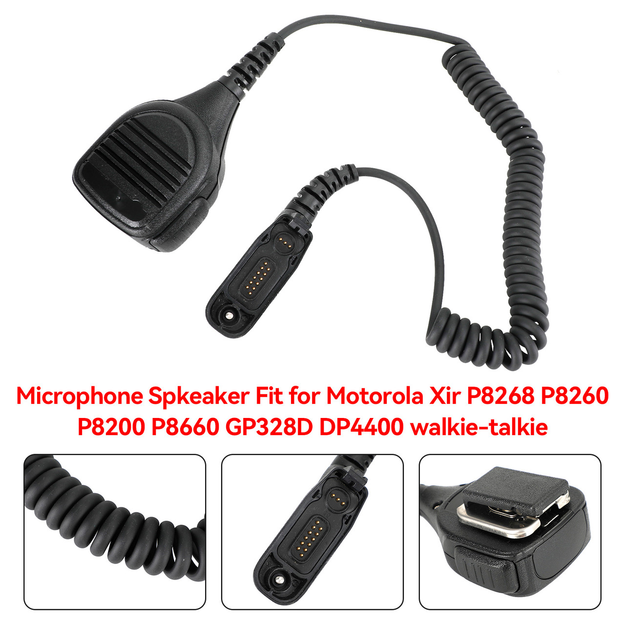 Microphone Speaker Fit For XPR6300 XPR6350 XPR6380 XPR6500 XPR6550 Walkie-Talkie