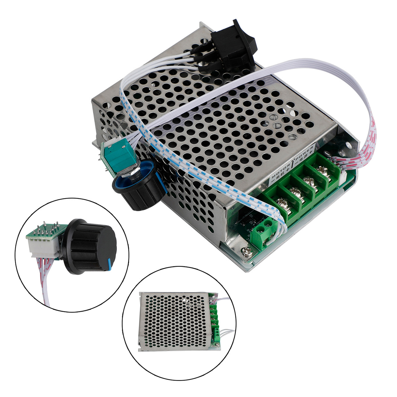 DC 12V 24V 36V 48V 40A PWM DC Motor Speed Controller CW CCW