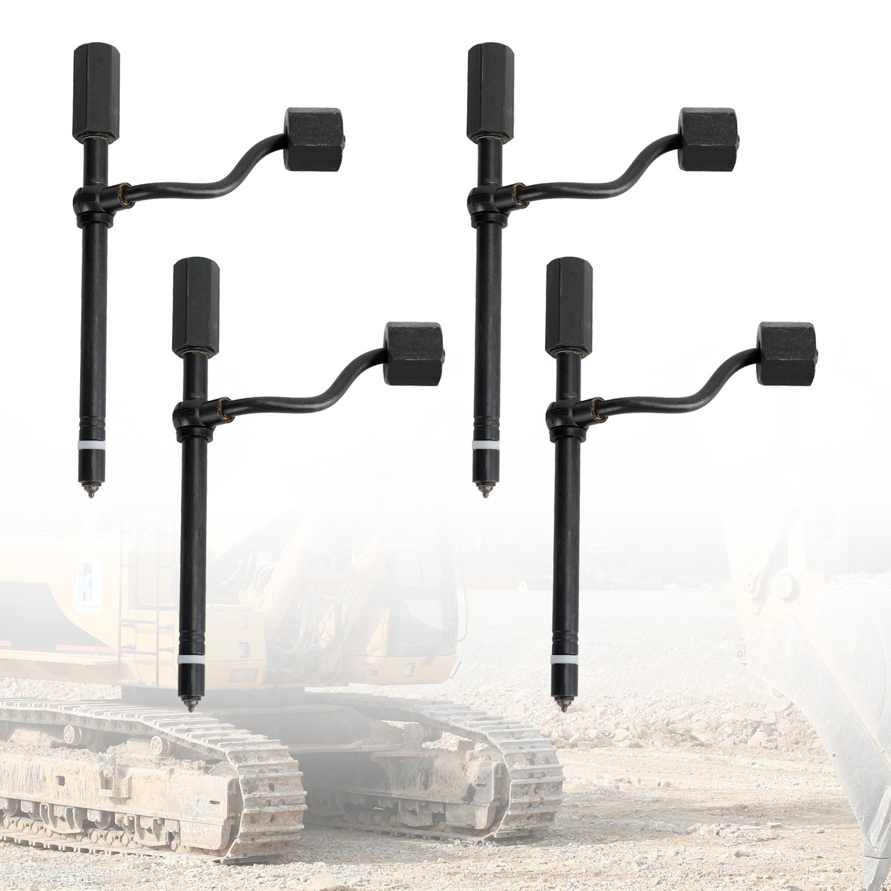 4Pcs 9L6969 CAT Caterpillar Pencil Fuel Injector Nozzle 3204 3208