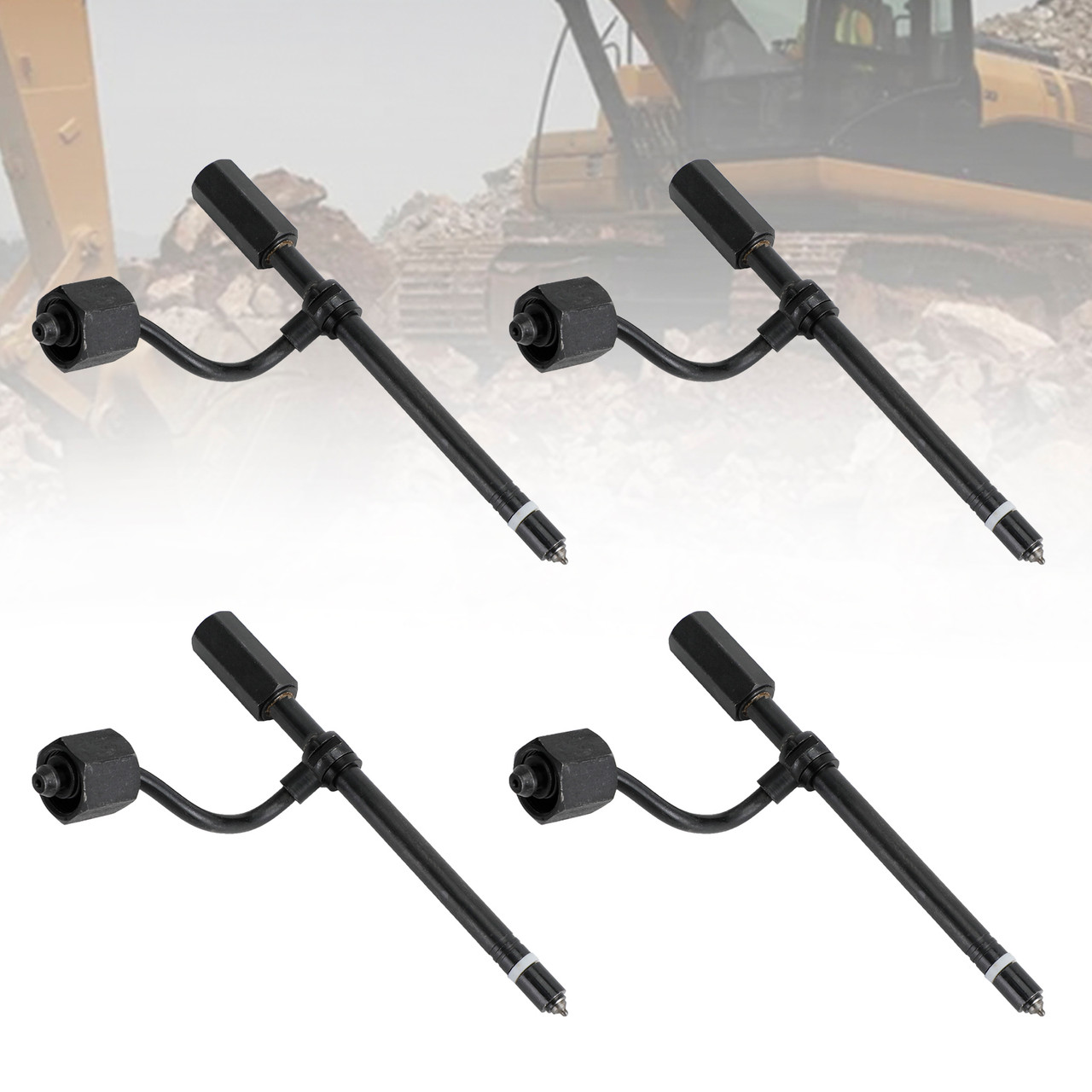 4Pcs 9L6969 CAT Caterpillar Pencil Fuel Injector Nozzle 3204 3208