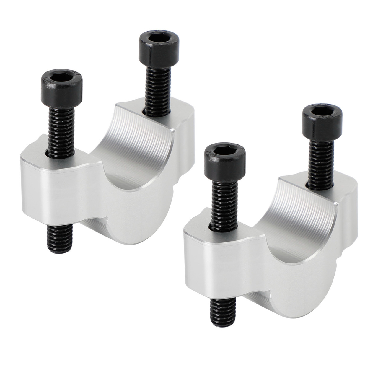 Aluminum Silver Handlebar Risers 20mm Fits Yamaha Tenere 700 T700 T7 ...