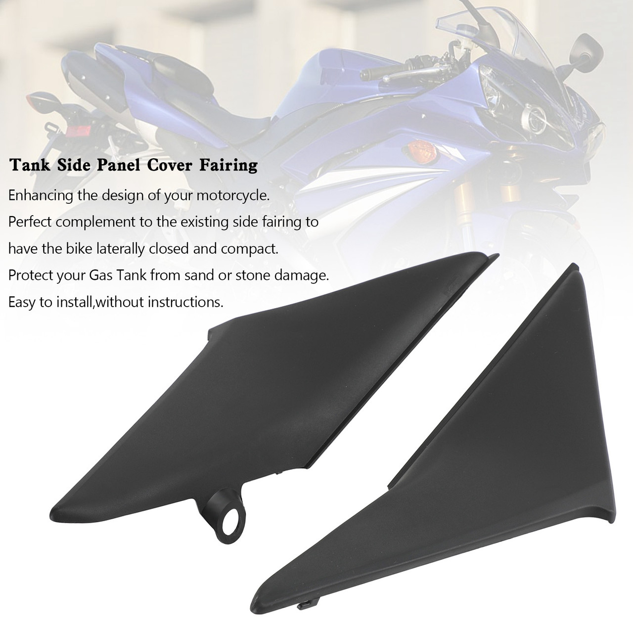 Gas Tank Side Trim Cover Panel Fairing Cowl Honda CBR600 RR 2003 2004