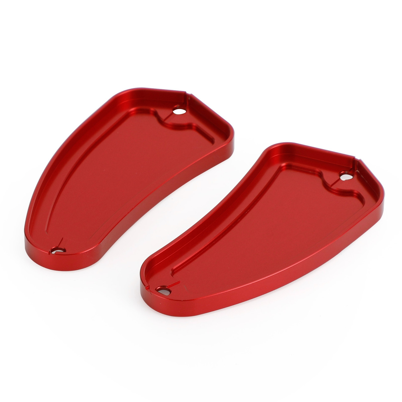 Brake + Clutch Reservoir Caps Red MV Agusta Dragster 800 RC RR SCS Rosso