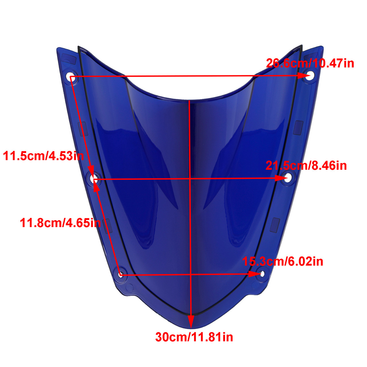 2021-2023 Kawasaki Ninja ZX-10R Windshield Windscreen Protector BLUE