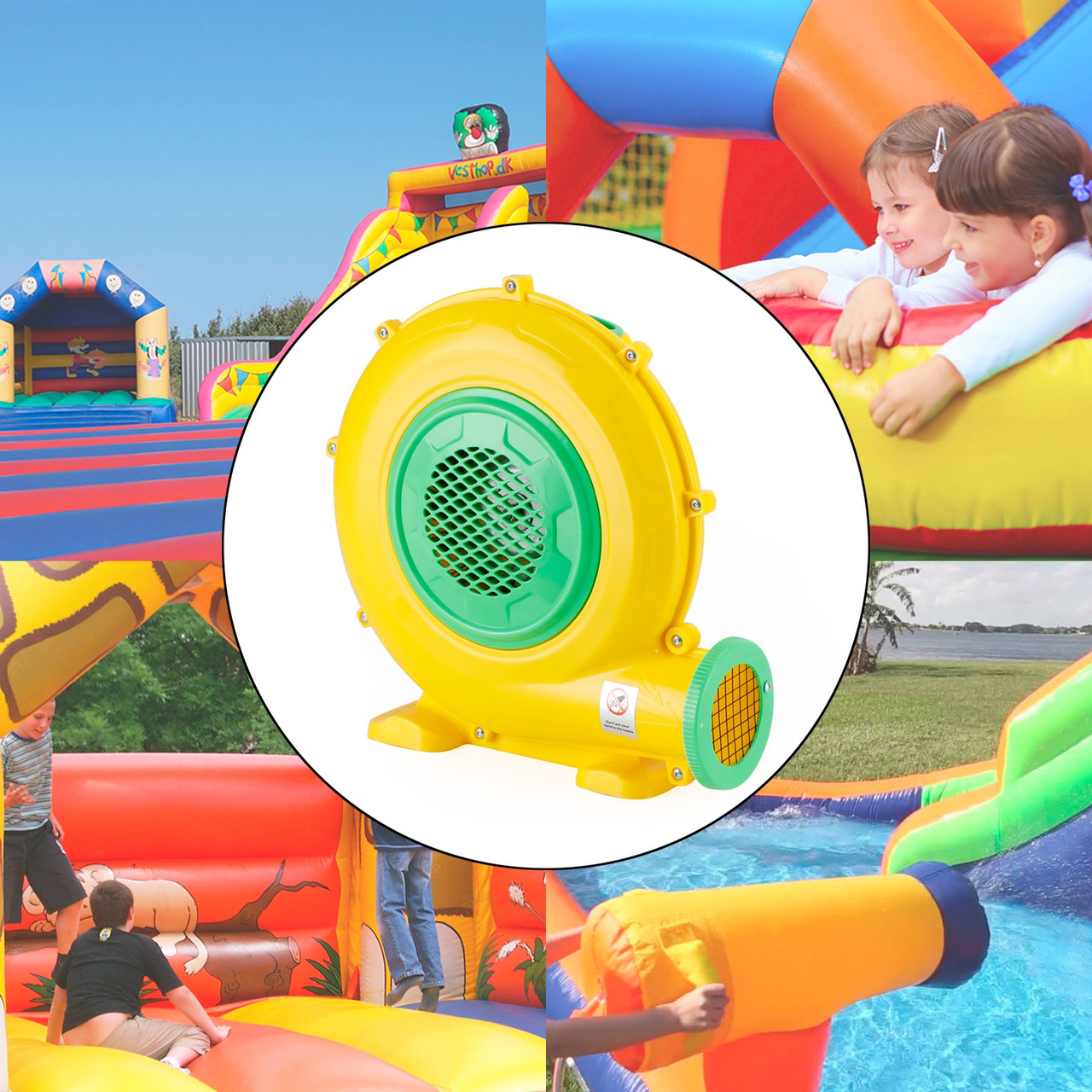 950 Watt Inflatable Bounce House Water slide Air Pump Blower Fan Inflatable castle