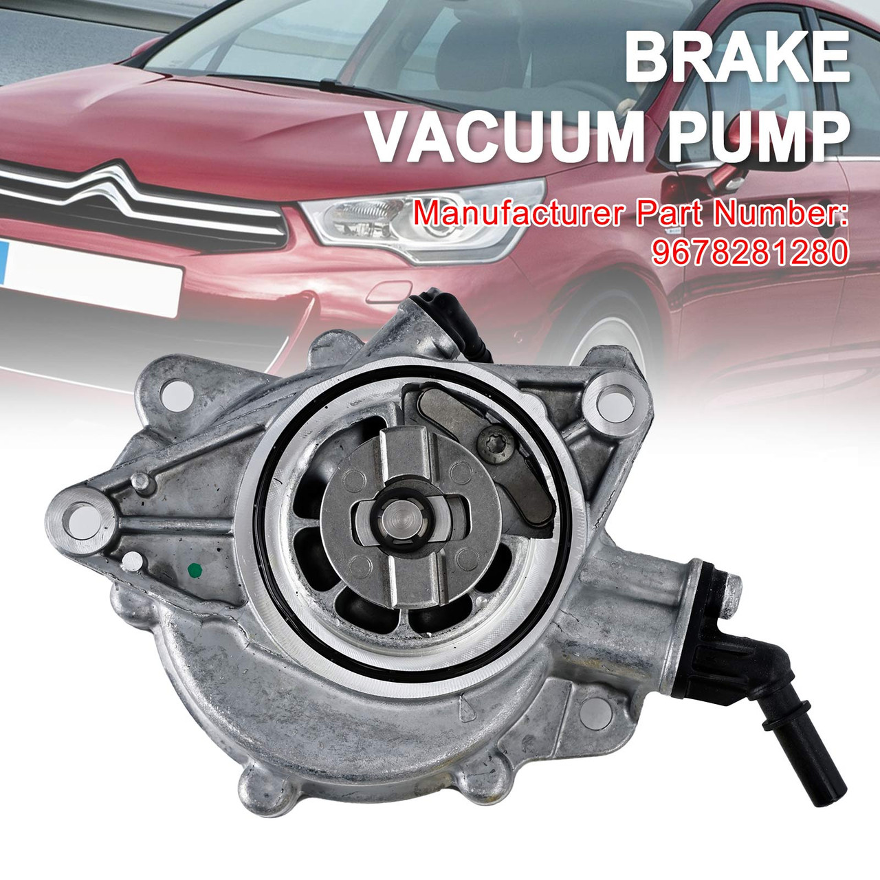 Brake Vacuum Pump 456583 For Citroen C4 /Peugeot 208 3008 5008 RCZ 1.6THP