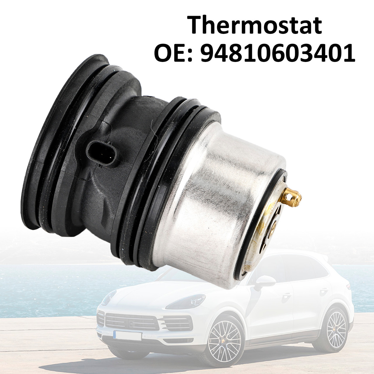 Thermostat for Porsche Cayenne Panamera Macan 3.0L 3.6L 4.8L 94810603401