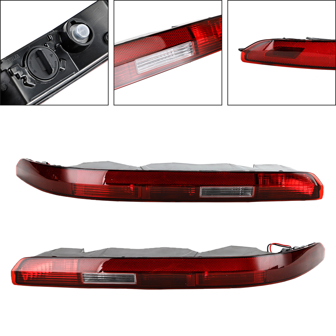 L+R Rear Bumper Tail Lamp Fog Lamp Assembly 4M0945095A 96A For AUDI Q7 2016-2023