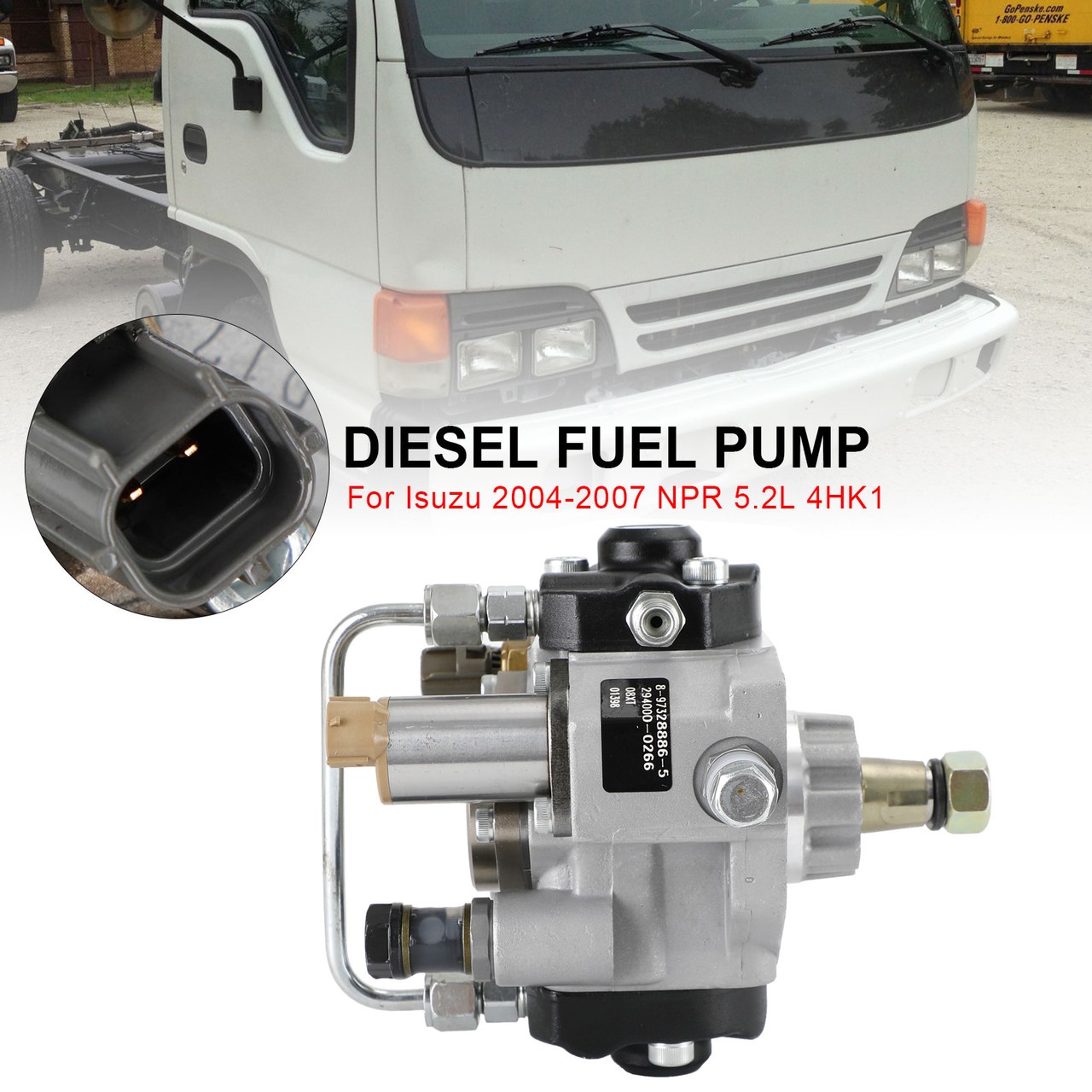 Isuzu 2004-2007 NPR 5.2L 4HK1 Fuel Pump 294000-0266 2940000267