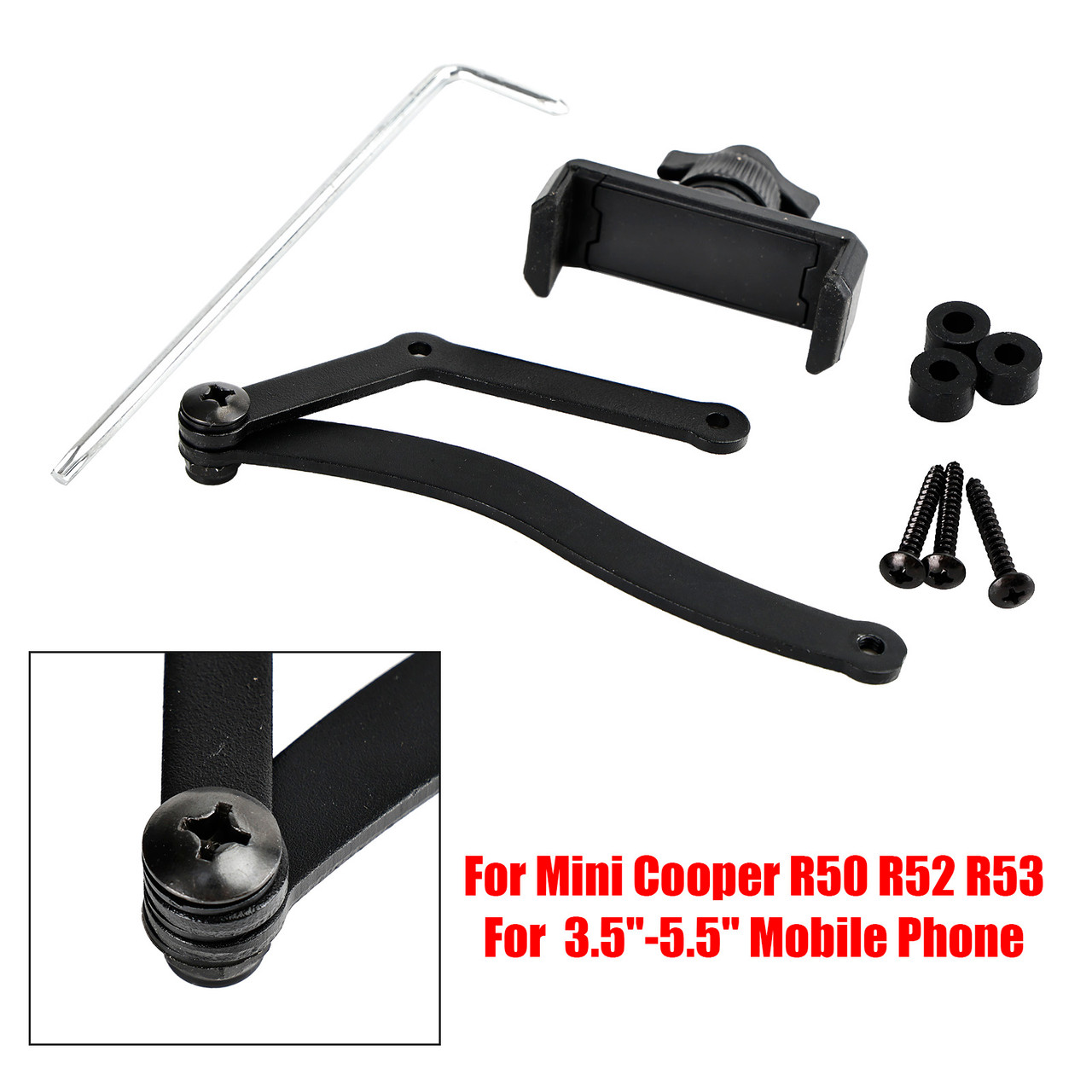 360¡ãRotation Car Mobile Phone Holder Mount for Mini Cooper R50