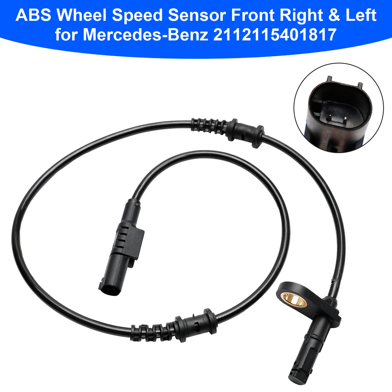 ABS Wheel Speed Sensor Front Right & Left for Mercedes-Benz 2112115401817