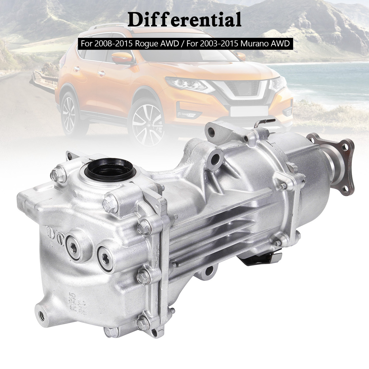 Differential Final Drive Rear 38310CA000 For Nissan X-Trail Qashqai Renault AWD 4WD 2006-2015