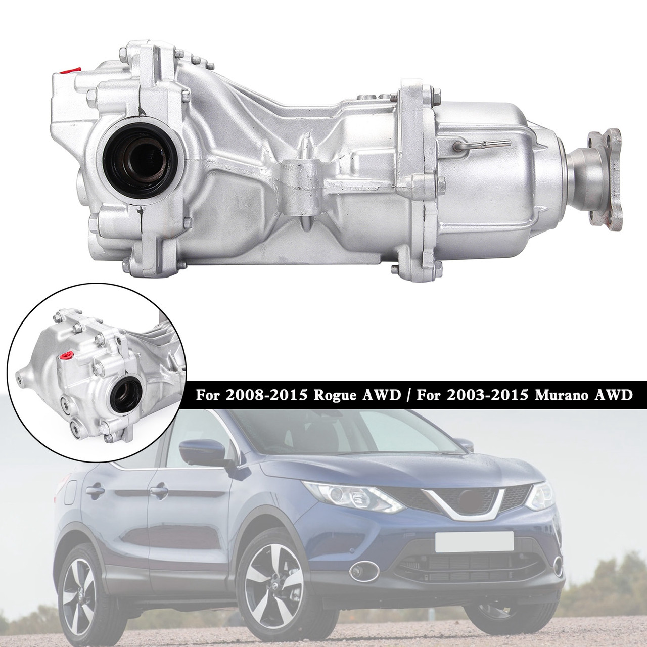 Differential Final Drive Rear 38310CA000 For Nissan X-Trail Qashqai Renault AWD 4WD 2006-2015