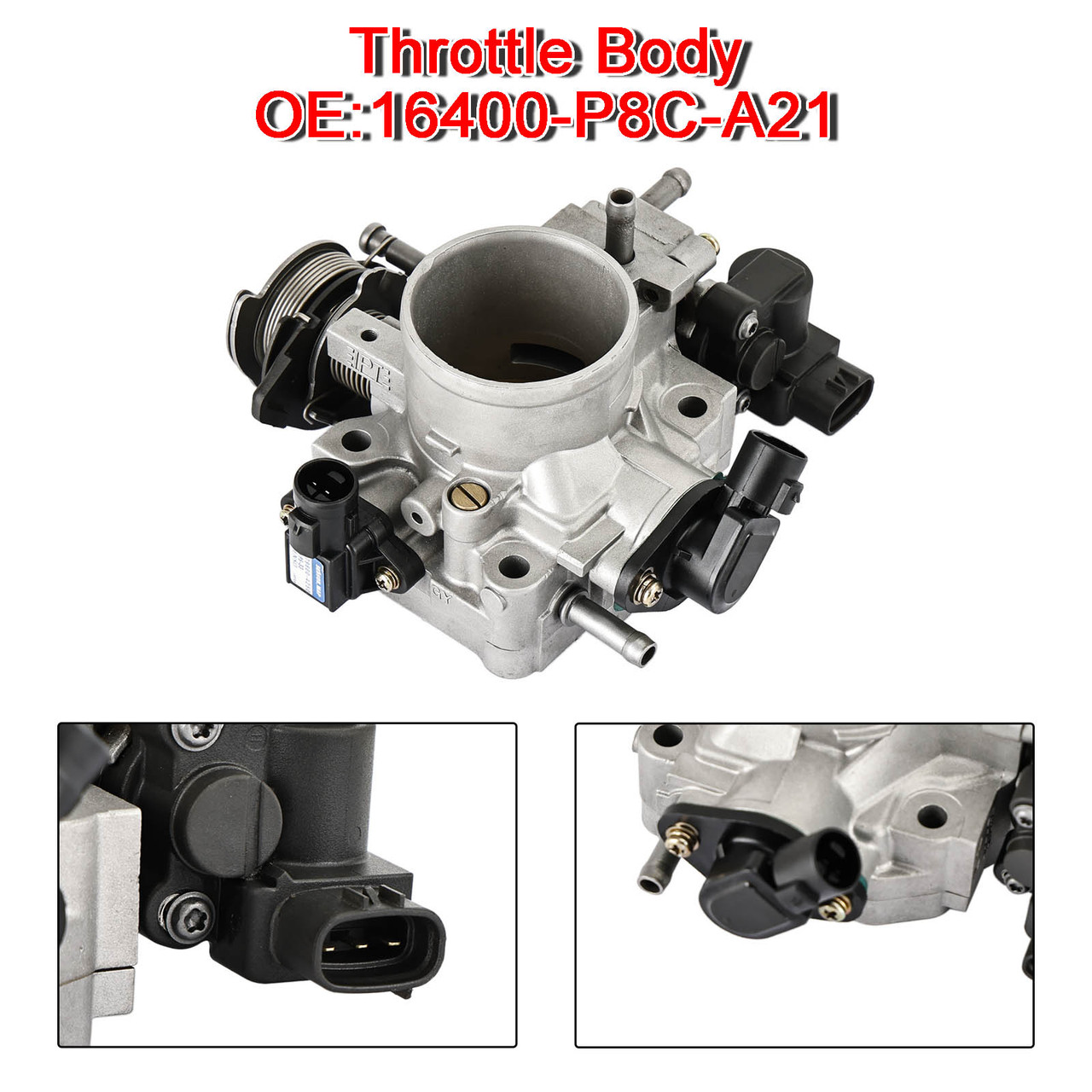 Throttle Body Assembly for Honda Accord Acura TL CL 3.0 3.2L 97-03 16400-P8C-A21