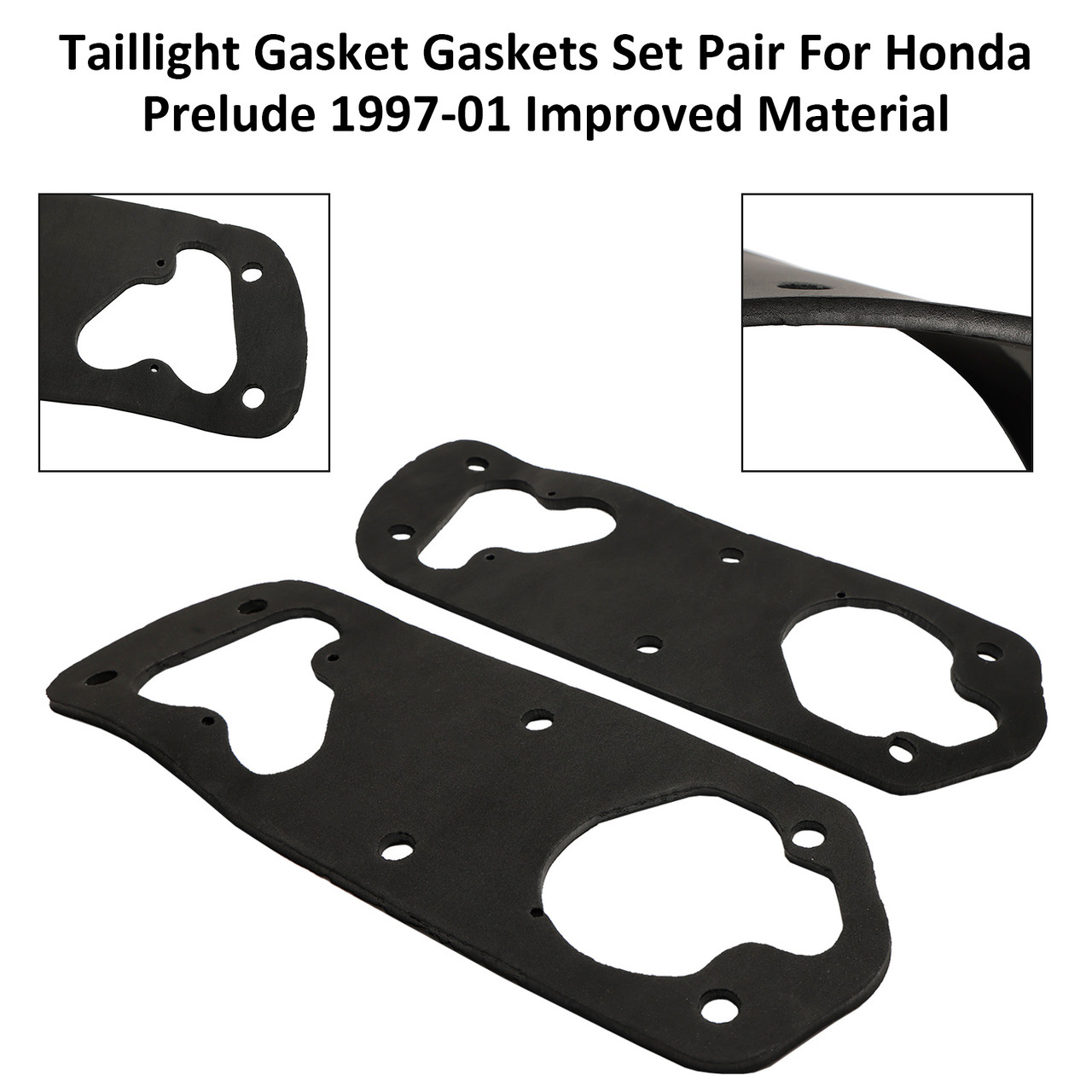 Taillight Gasket Gaskets Set Pair For Honda Prelude 1997-01 Improved Material