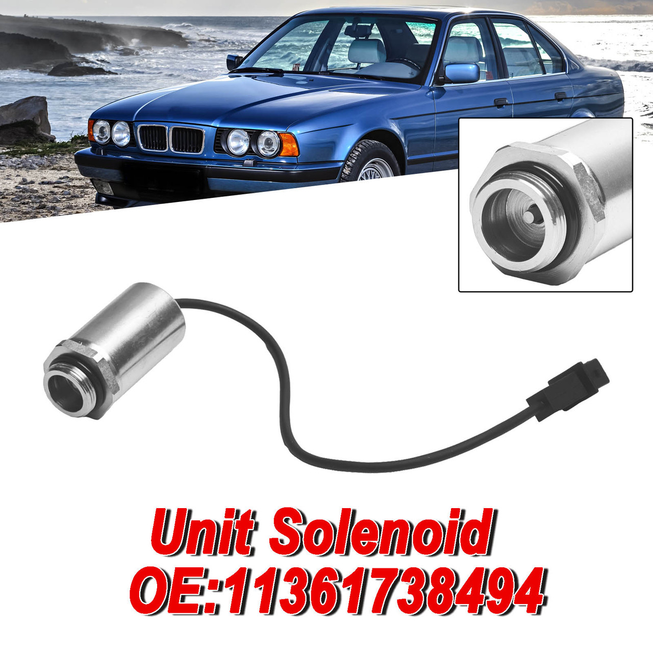 Unit Solenoid 11361738494 for BMW E34 525i M50 M52 S50 S52 E36 325i E46 325i M3