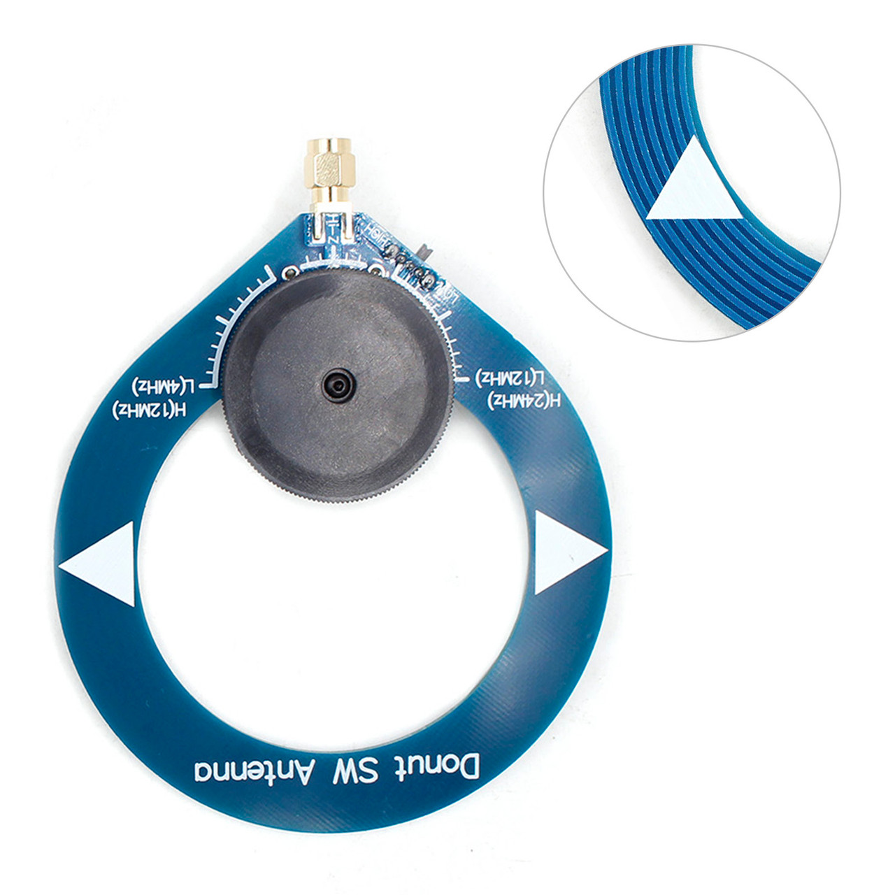 Donut Blue SW HF Shortwave Antenna Mini Loop Antenna for