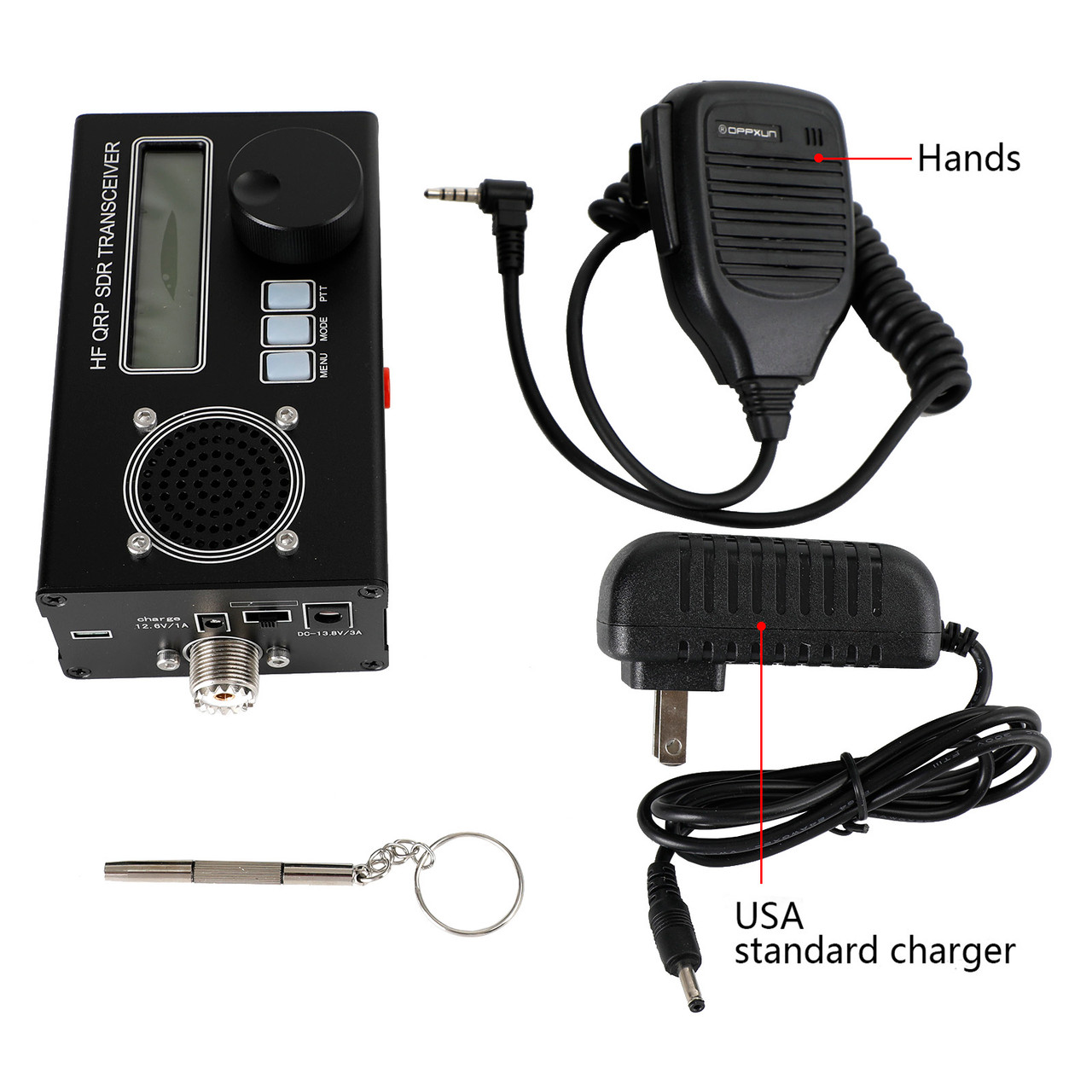kazu_rbo　DPA-VUED 144MHz/435MHz HamGeek USDR+ 5W QRP HF 8-Band SDR Transceiver FT8 USB LSB
