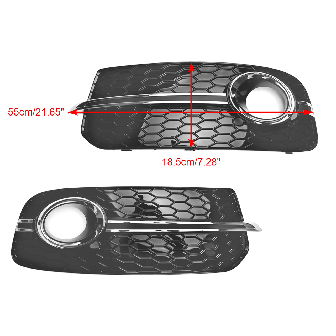 Front Bumper Fog Light Grille Grill 8R0807681M Fit Audi Q5 2013-2017