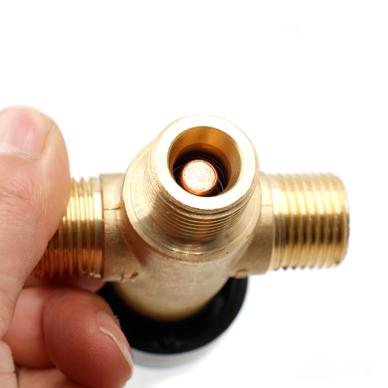 Brass Thermostatic Mixing Valve Bathroom Faucet Temperature Mixer Control Valve