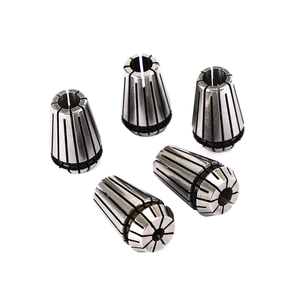 12Pcs ER16 Spring Collet Set For CNC Milling Lathe Tool Engraving Machine Steel