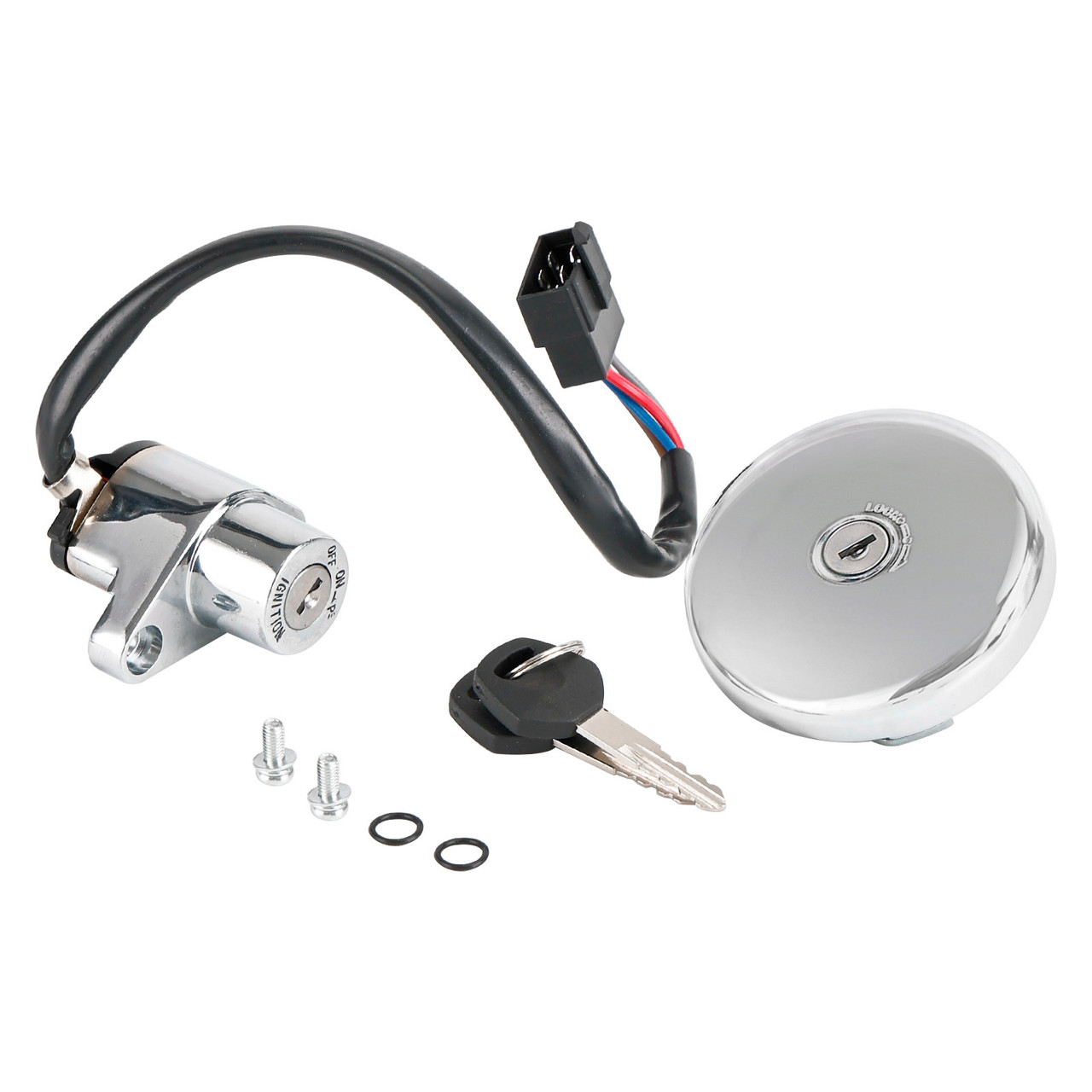 Ignition Switch & Fuel Tank Cap Fits Kawasaki VULCAN 500 LTD 800 CLASSIC 01-09