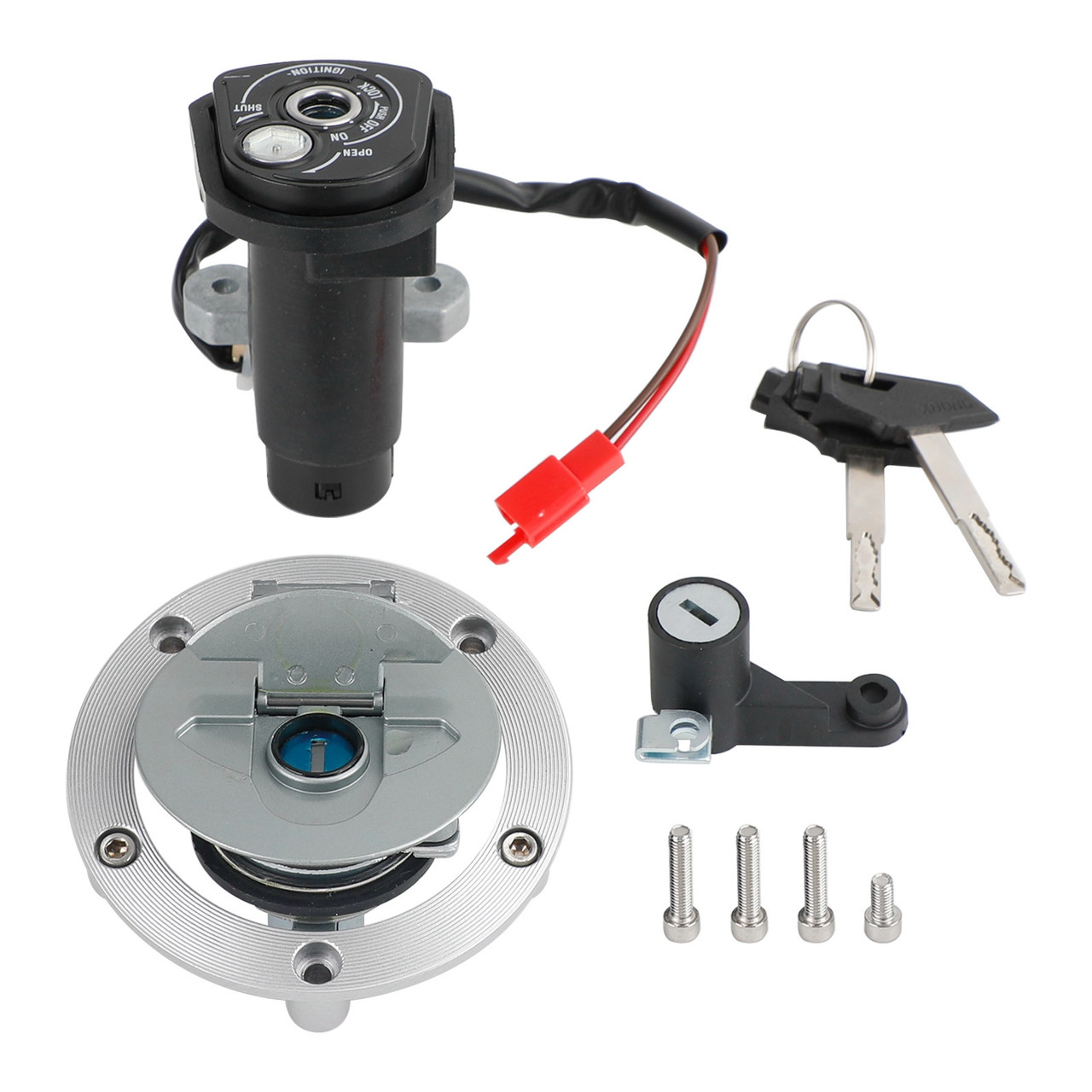 Ignition Lock, Fuel Tank Cap And Seat Lock Fits Yamaha YZF-R15 MT