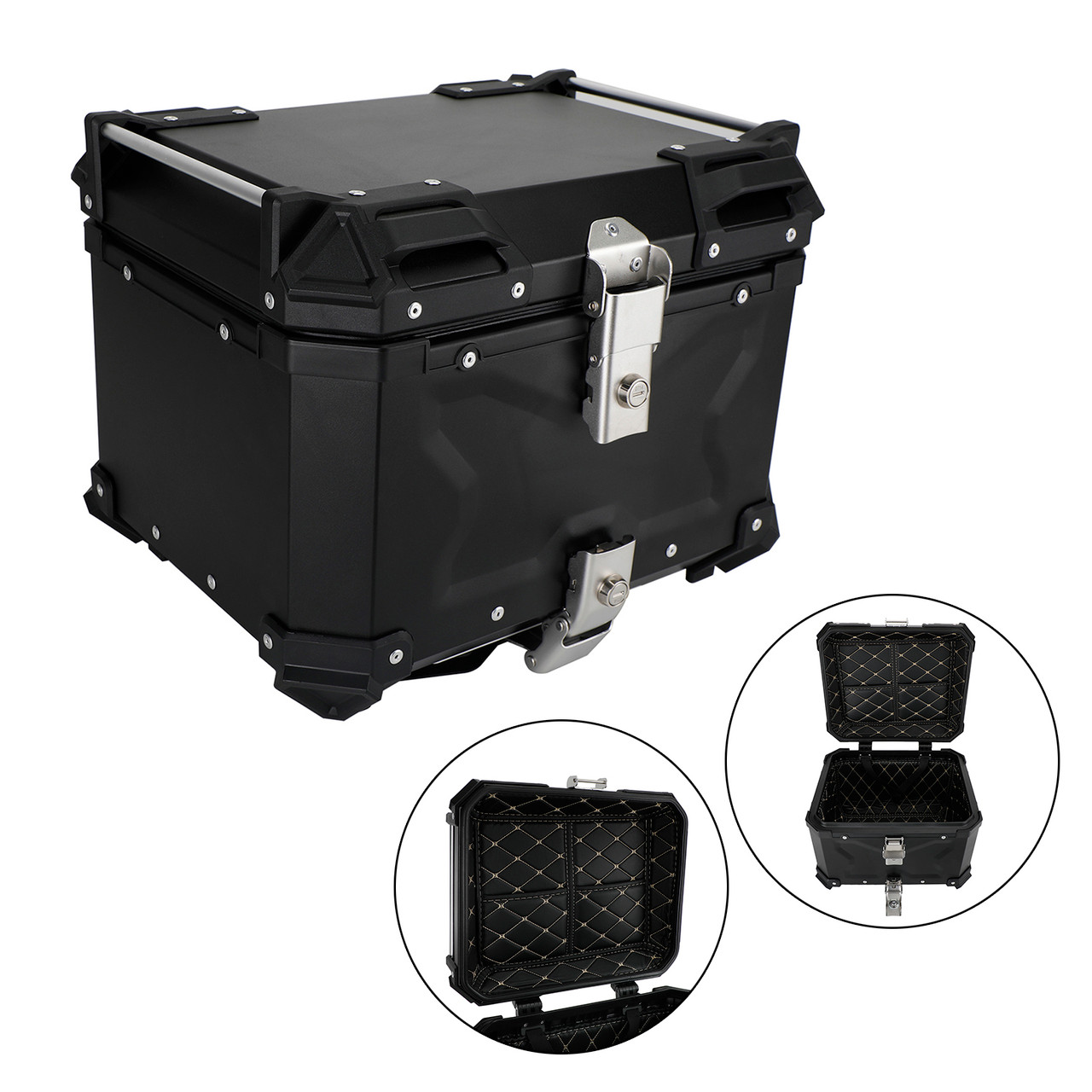 Universal Tail Box Case Top Luggage Box 45L For Bmw R1200GS R1250GS F750GS 850GS
