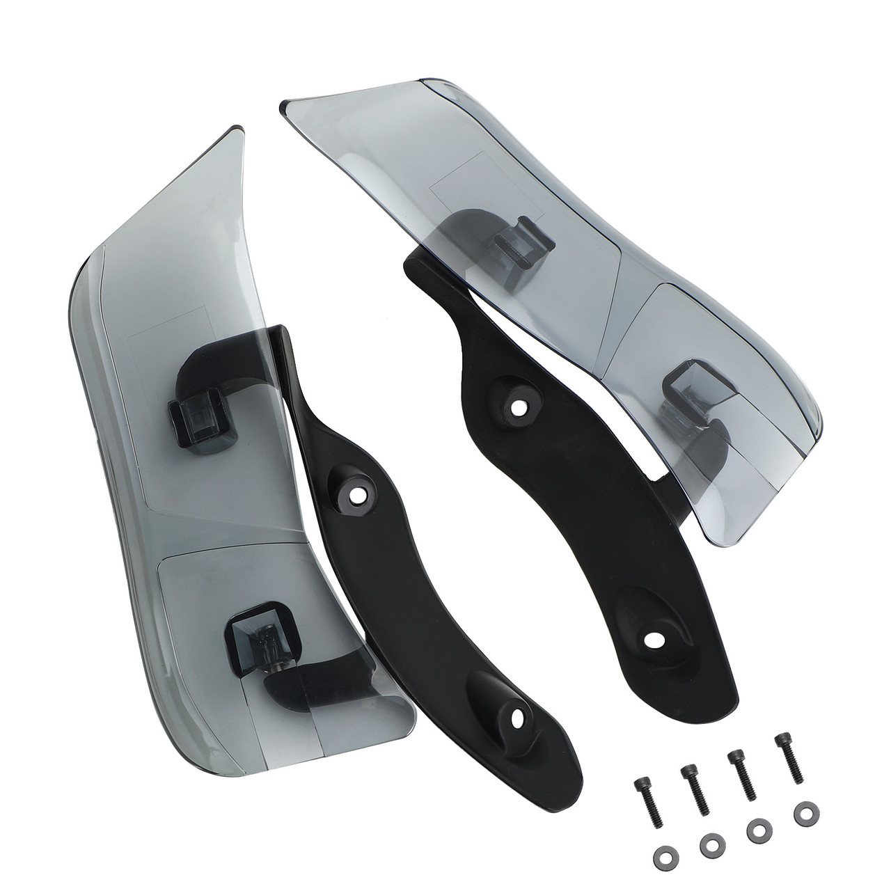 Adjustable Upper Fairing Side Wind Air Deflector For Road Glide