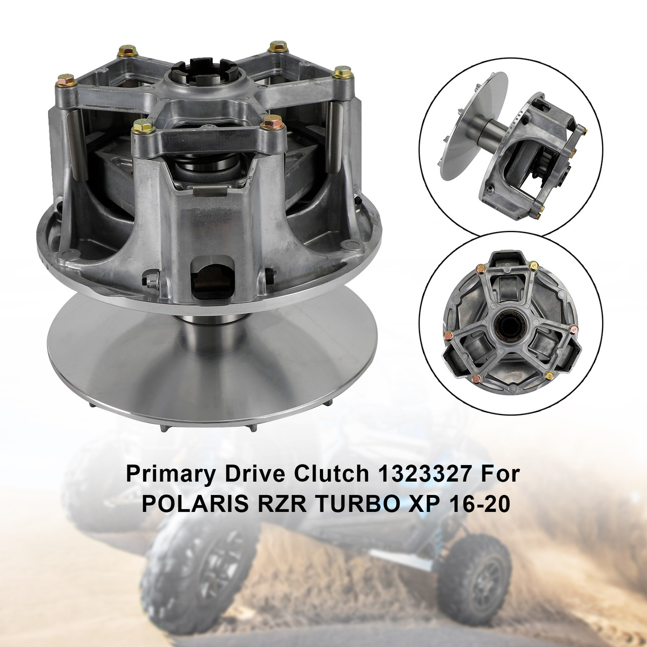 Complete Primary Drive Clutch 1323327 For Polaris Rzr Turbo Xp