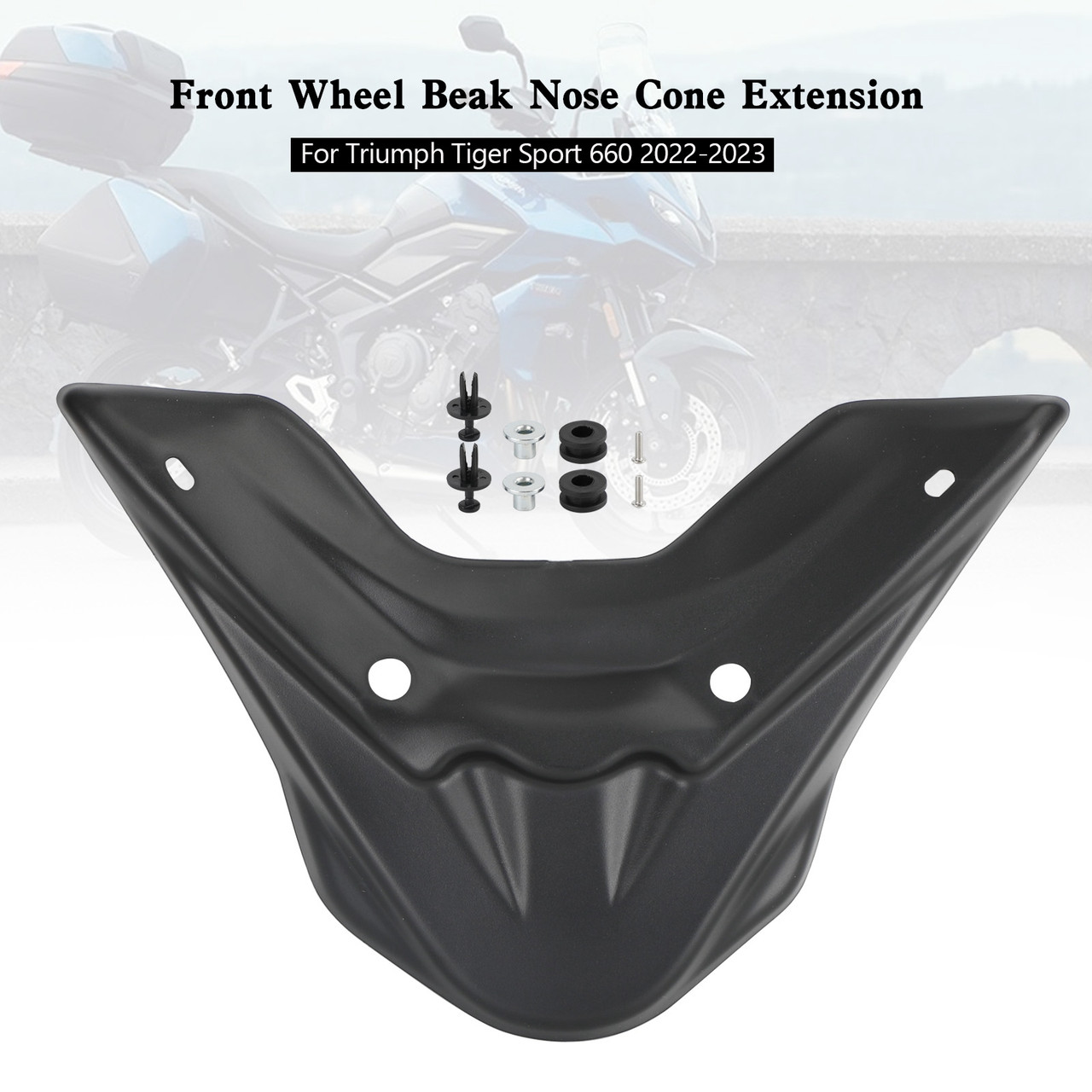 Front Wheel Beak Nose Cone Extension For Tiger Sport 660 2022-2023