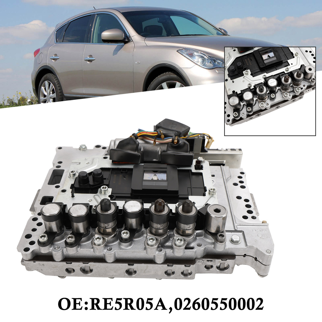 Nissan Frontier 2004-2011 5 SP RWD/4*4 L4 2.4L 2.5L RE5R05A 0260550002 Valve Body Solenoid TCM