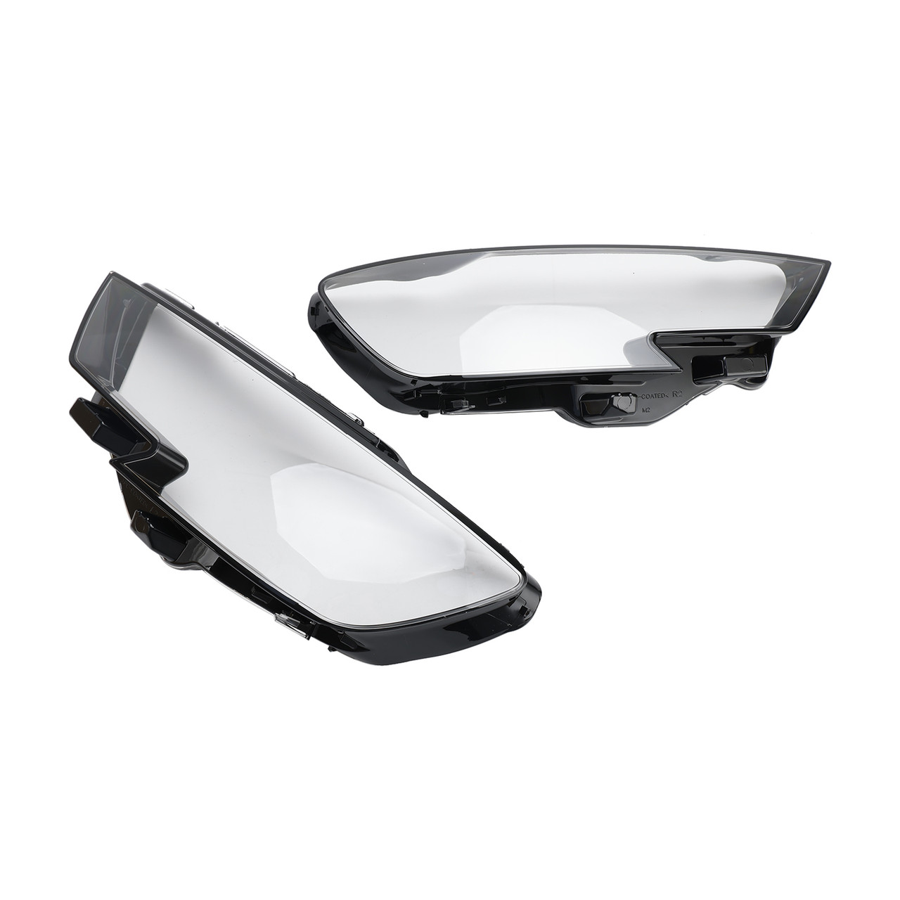 Left +Right Headlight Lens Plastic Cover Shell 8V0941783 84 For Audi A3 2017 - 2020