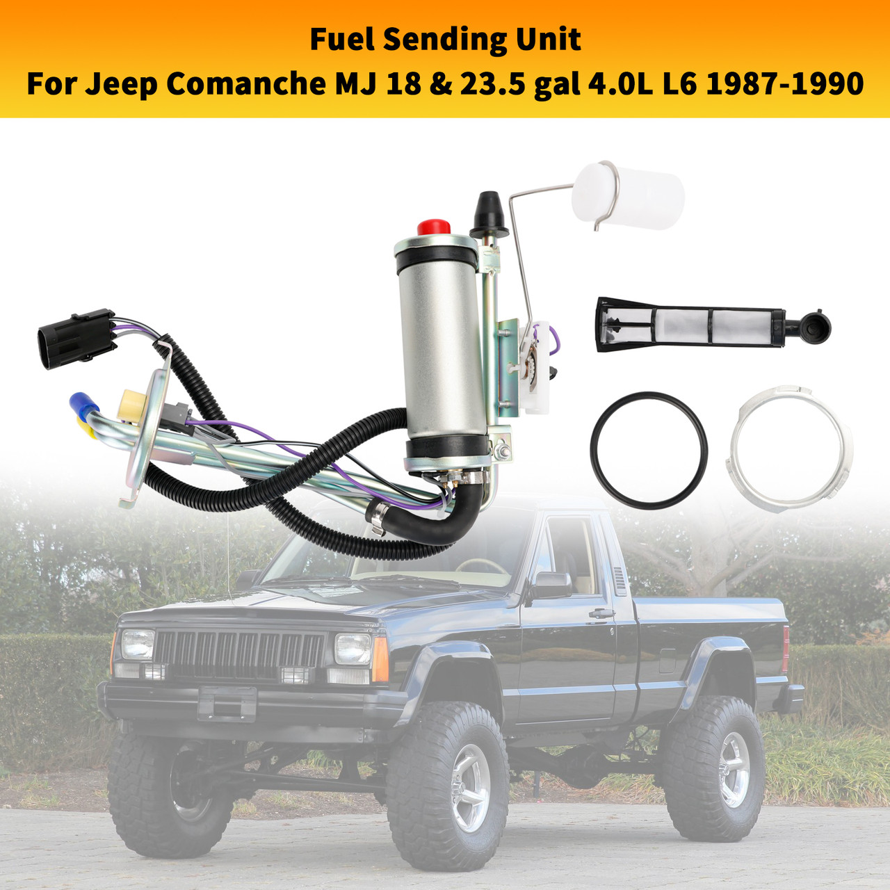 Gas Tank Sending Unit w/ F.I. w/ the Fuel Pump Fit Jeep Comanche MJ 1987-1990