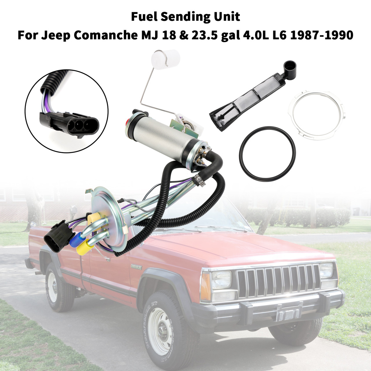 Gas Tank Sending Unit w/ F.I. w/ the Fuel Pump Fit Jeep Comanche MJ 1987-1990