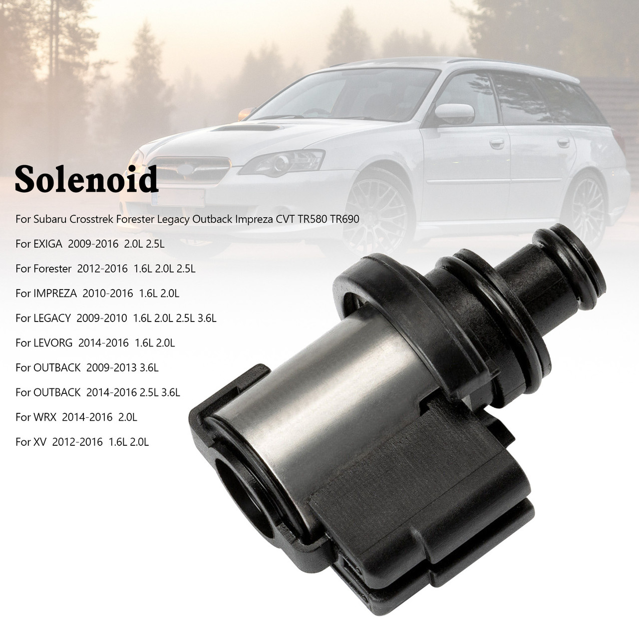 TR580 CVT Torque Converter Shift AWD Solenoids Pressure Control