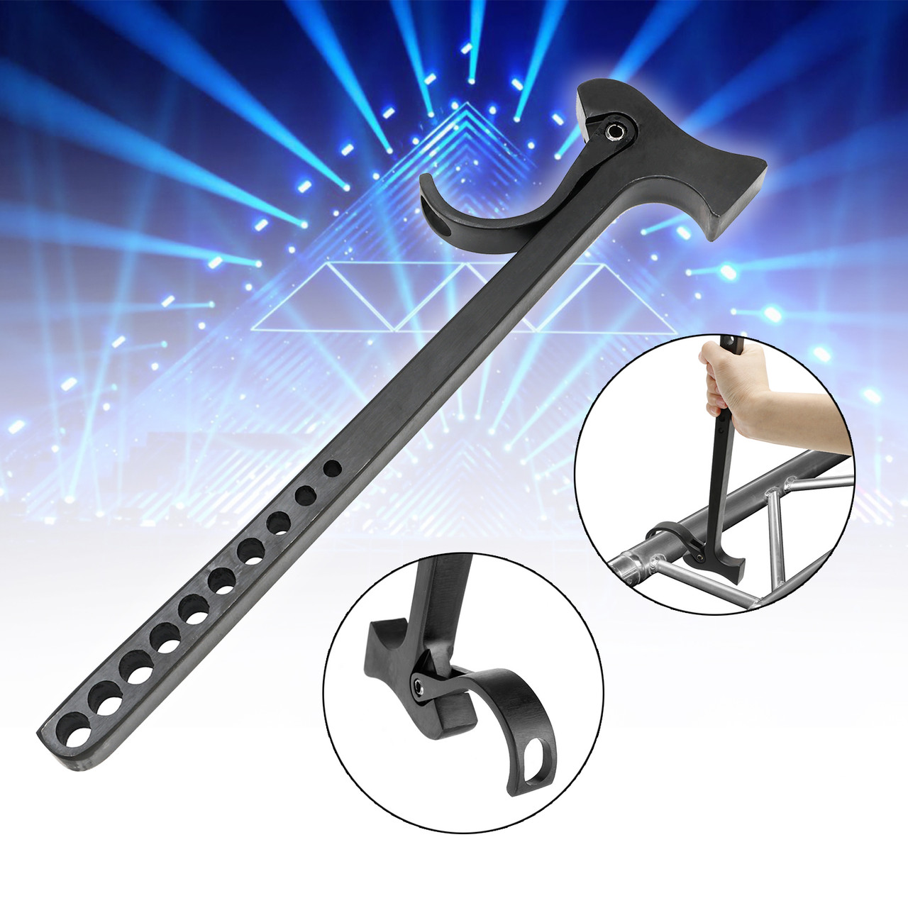 Stage Aluminum Spigot Lighting Truss Hammer Pin Remover For Global F34 Tru Black