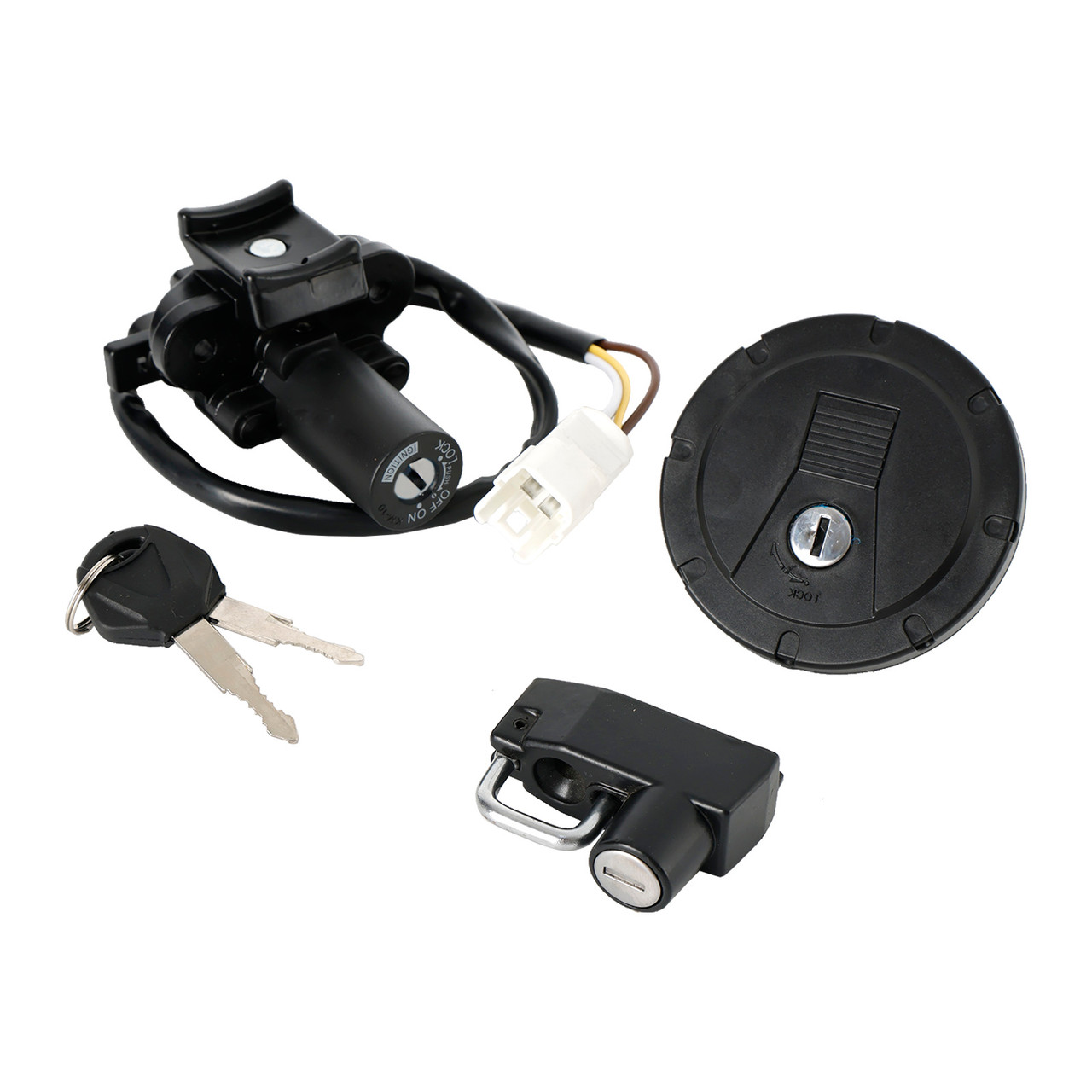 Fuel Gas Cap,Ignition Switch & Helmet Lock For Kawasaki KLX300 KLX300SM 21-23