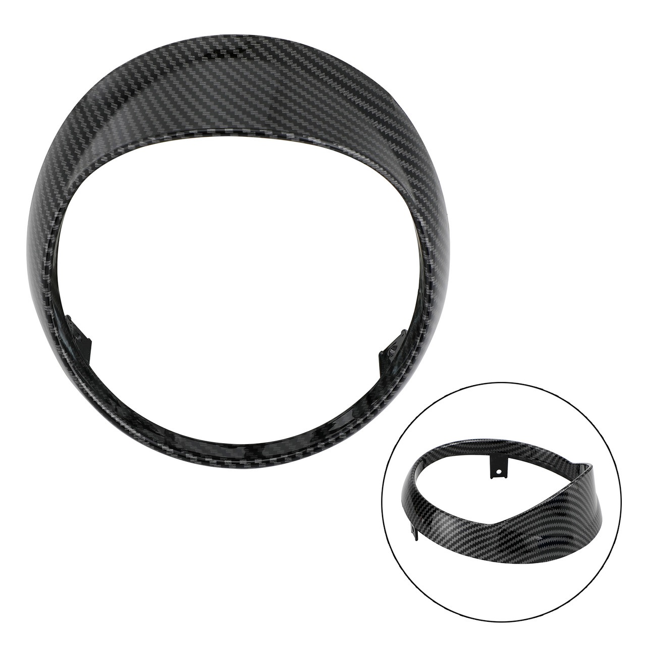 Front Headlight Guard Cover Grille Carbon Fit For Vespa Primavera 125 150 14-21