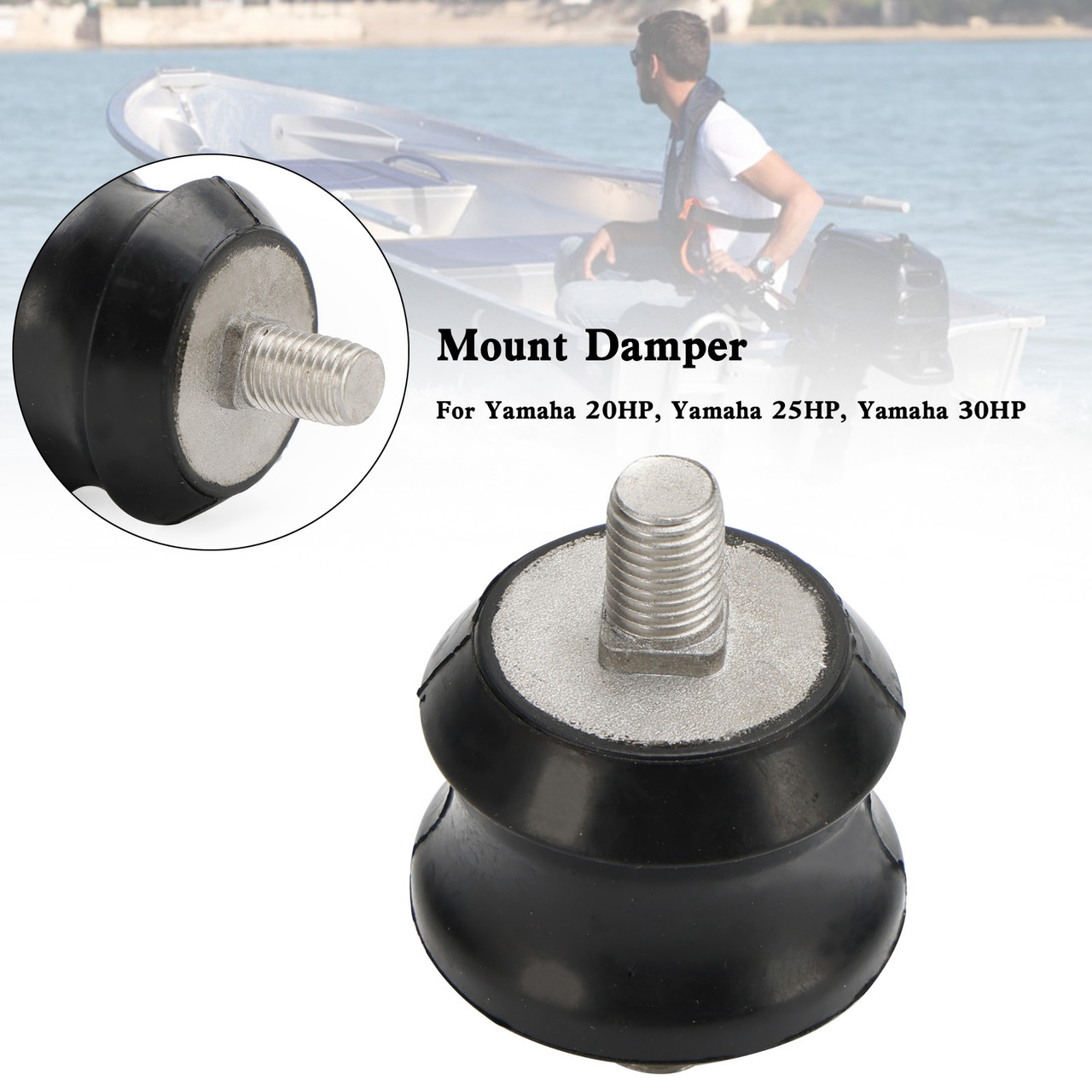 664-44514-00-94 Upper side mount damper for YAMAHA 20HP 25HP 30HP