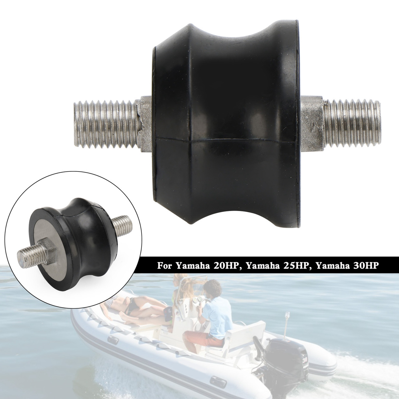 664-44514-00-94 Upper side mount damper for YAMAHA 20HP 25HP 30HP outboard