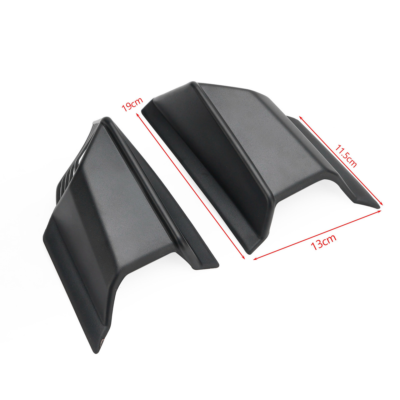 Body Winglet Side Deflector Air Wing Spoiler for HONDA ADV-150 2019-2022 BLK