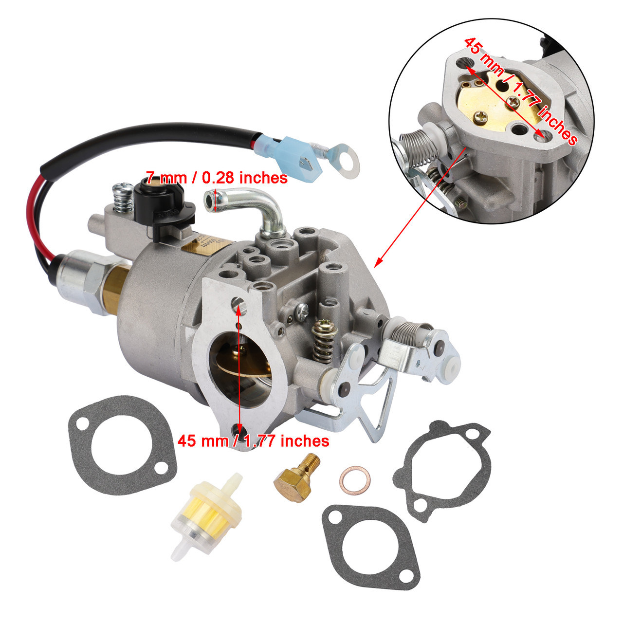 Carburetor Carb fit for Onan Cummins A041D736 A042P619 Microquiet 4000W