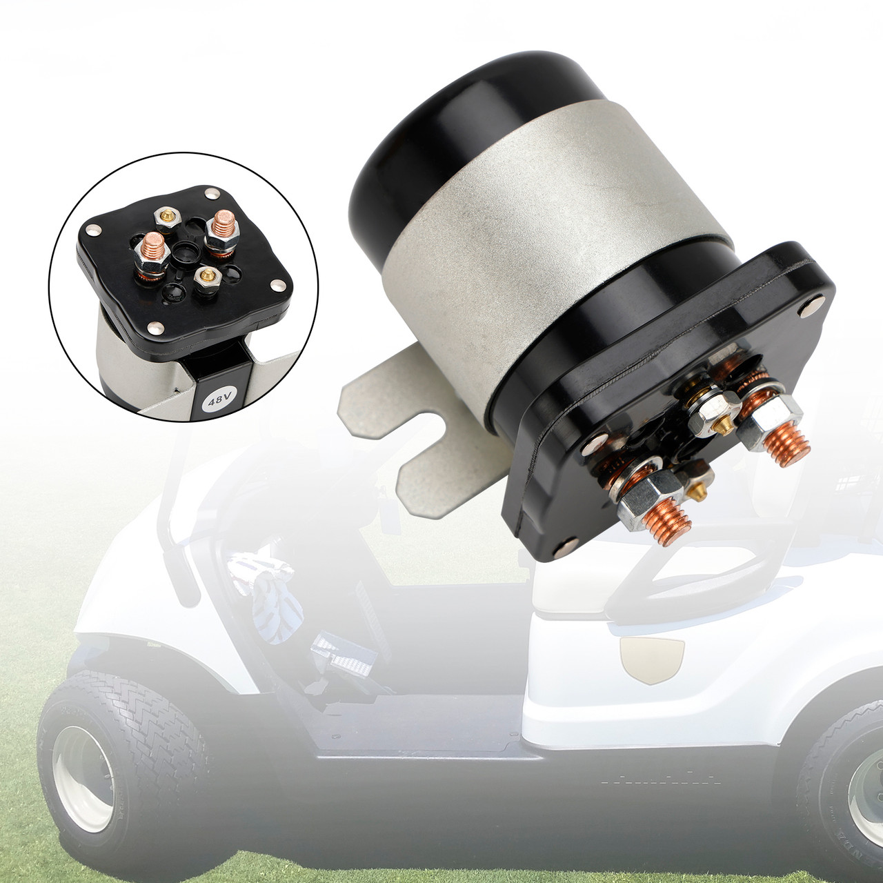 ＱＱＱ 48V Starter Solenoid fit for E-Z-GO Club Car Electric Yamaha G19