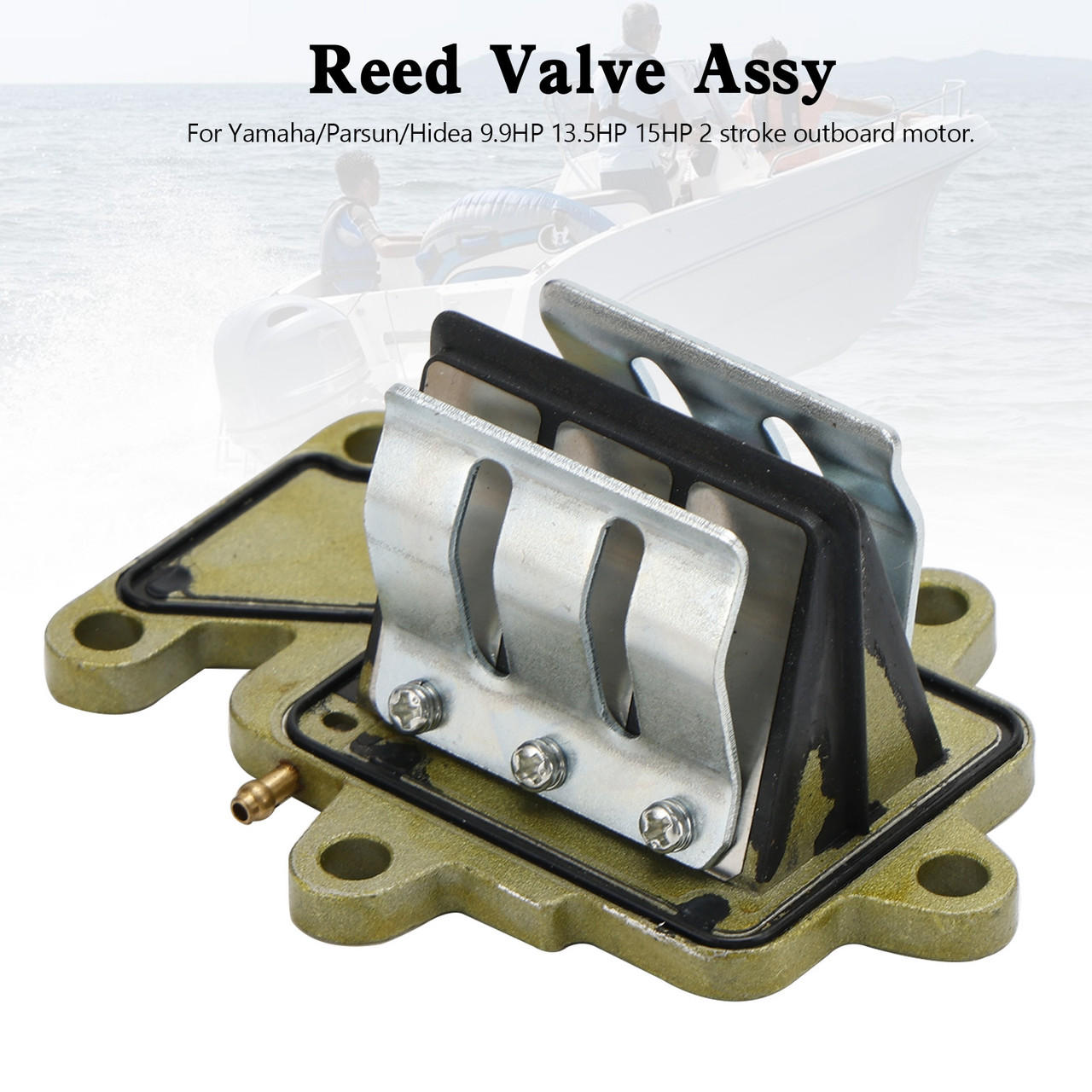 63V-13610-00 Reed Valve Assy 63W-13610 For Yamaha 2 Stroke Outboard 9.9HP 15HP