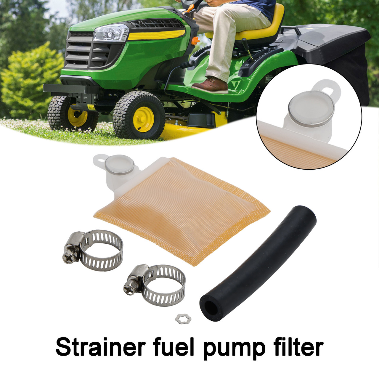 AM117116 Strainer fuel pump filter TY22462 For John Deere Lawn 425 445 455