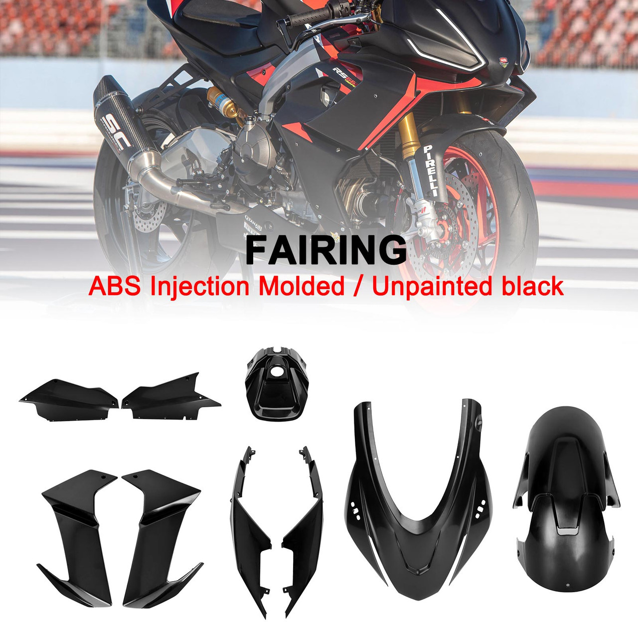 Bodywork Fairing ABS Injection Molding Unpainted For Aprilia RS 660 2020-2024