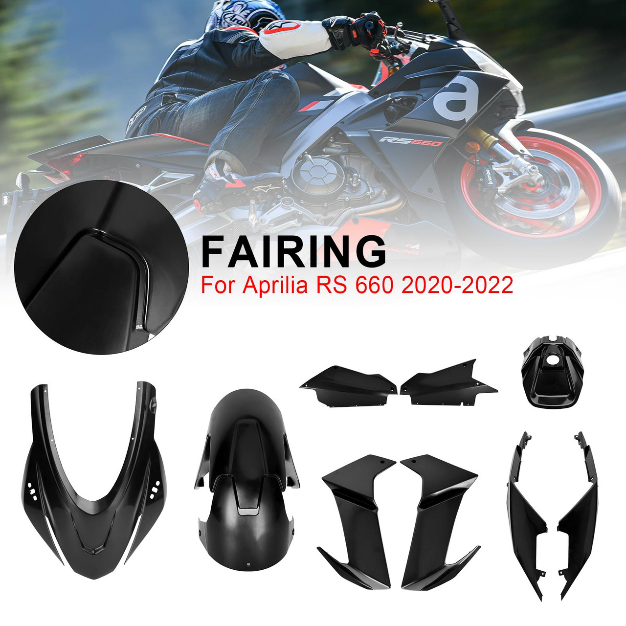 Bodywork Fairing ABS Injection Molding Unpainted For Aprilia RS 660 2020-2024